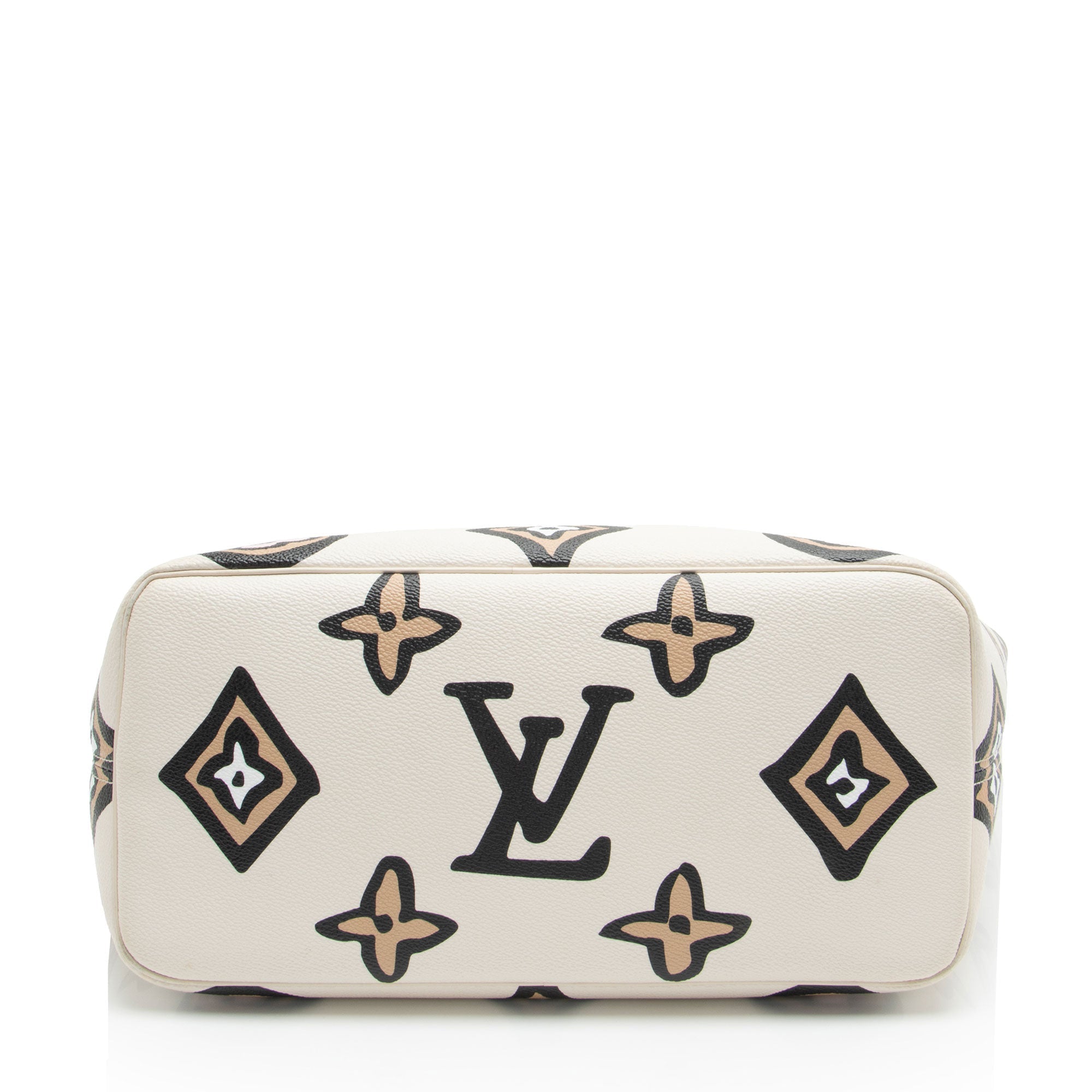 Louis Vuitton Limited Edition Giant Monogram Canvas Wild At Heart Neverfull MM Tote