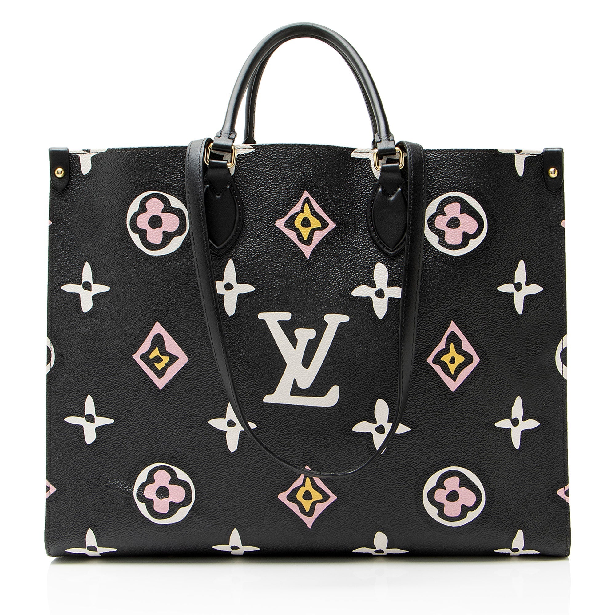 Louis Vuitton Limited Edition Giant Monogram Canvas Wild At Heart Onthego GM Tote