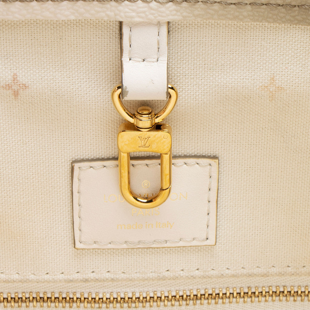 Louis Vuitton Limited Edition Giant Monogram Empreinte Spring In The City Onthego MM Tote