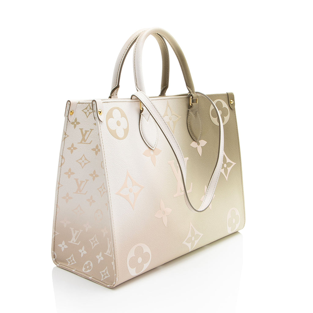 Louis Vuitton Limited Edition Giant Monogram Empreinte Spring In The City Onthego MM Tote