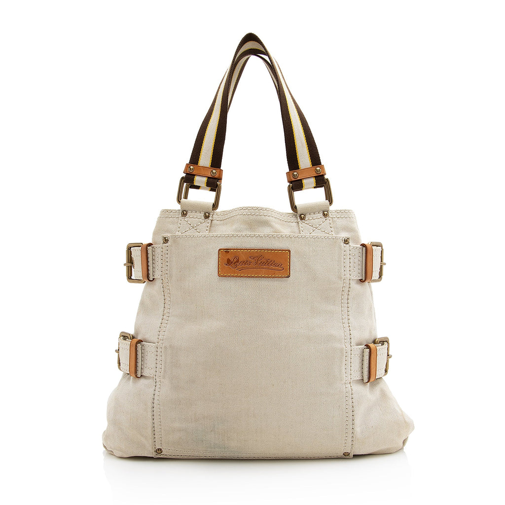 Louis Vuitton Limited Edition Globe Trotter Cabas MM Tote (SHF-22708)