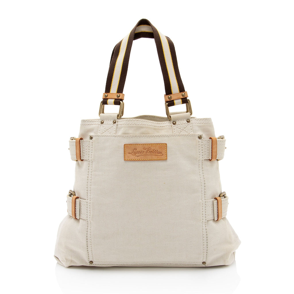 Louis Vuitton Limited Edition Globe Trotter Cabas MM Tote (SHF-OXCz5Q)