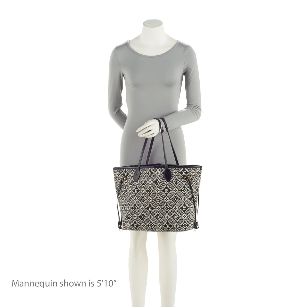 Louis Vuitton Limited Edition Jacquard Since 1854 Neverfull MM Tote (SHF-IyfhpK)