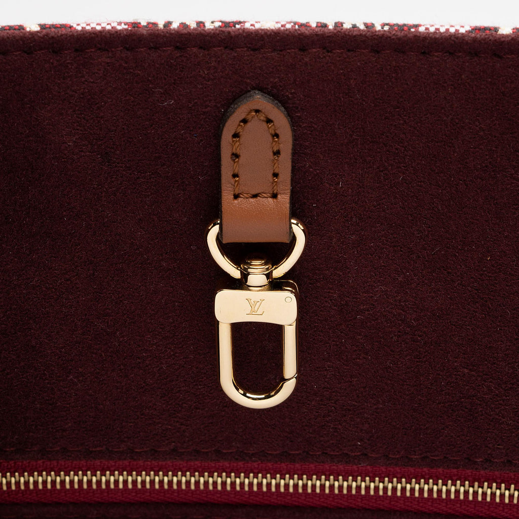 Louis Vuitton Limited Edition Jacquard Since 1854 Onthego GM Tote (SHF-8Ps372)