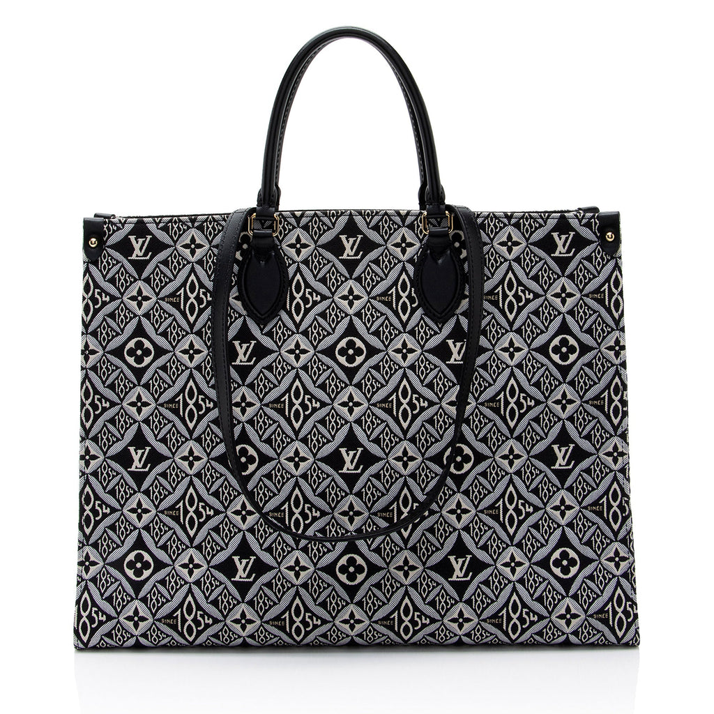 Louis Vuitton Limited Edition Jacquard Since 1854 Onthego GM Tote
