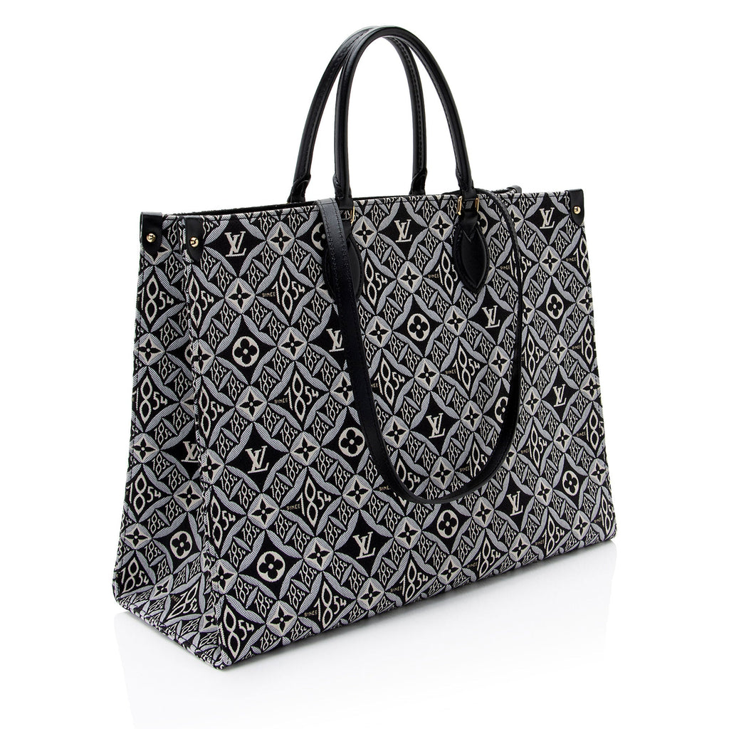 Louis Vuitton Limited Edition Jacquard Since 1854 Onthego GM Tote