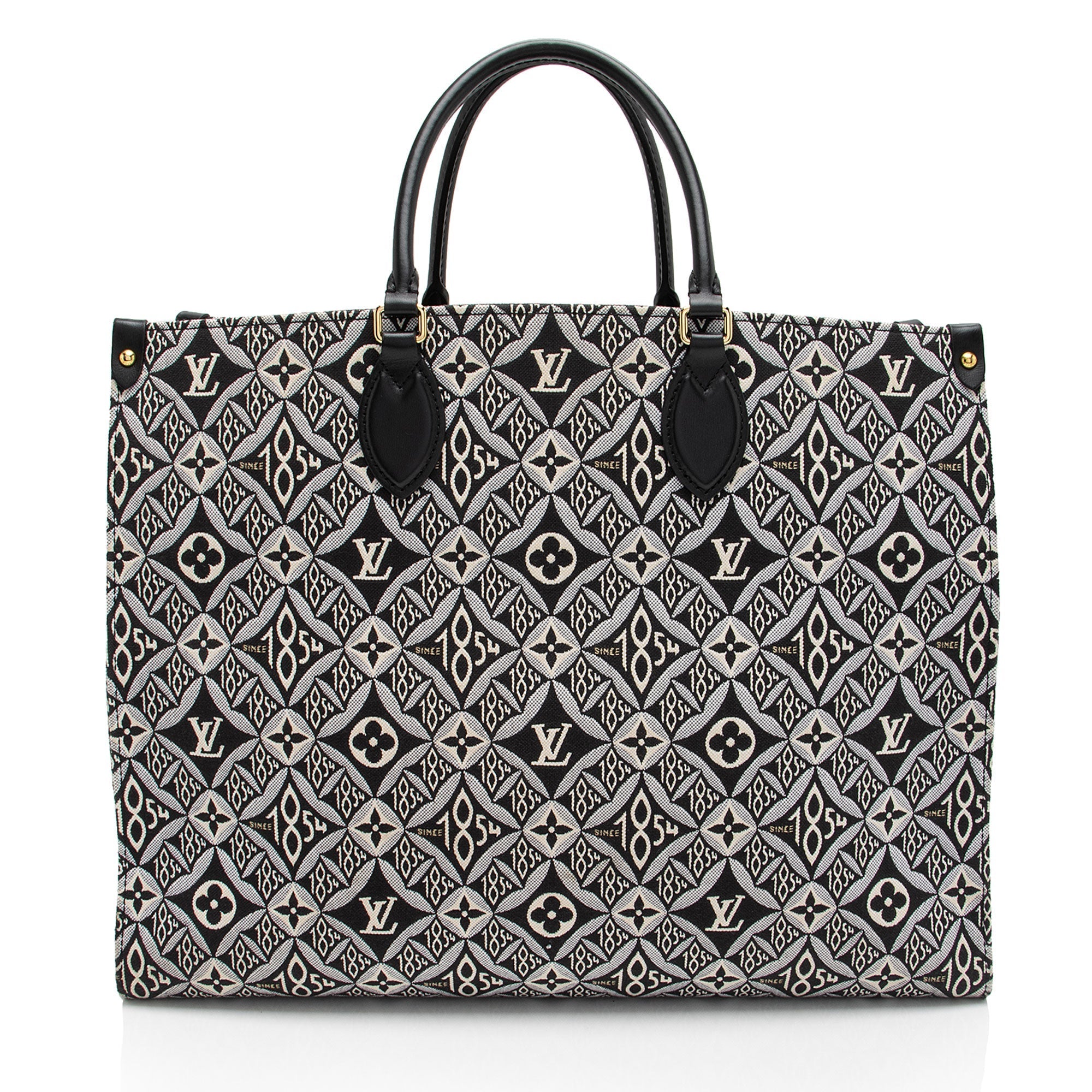 Louis Vuitton Limited Edition Jacquard Since 1854 Onthego GM Tote (SHF-siPMh8)