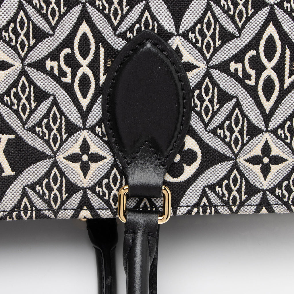 Louis Vuitton Limited Edition Jacquard Since 1854 Onthego GM Tote (SHF-siPMh8)