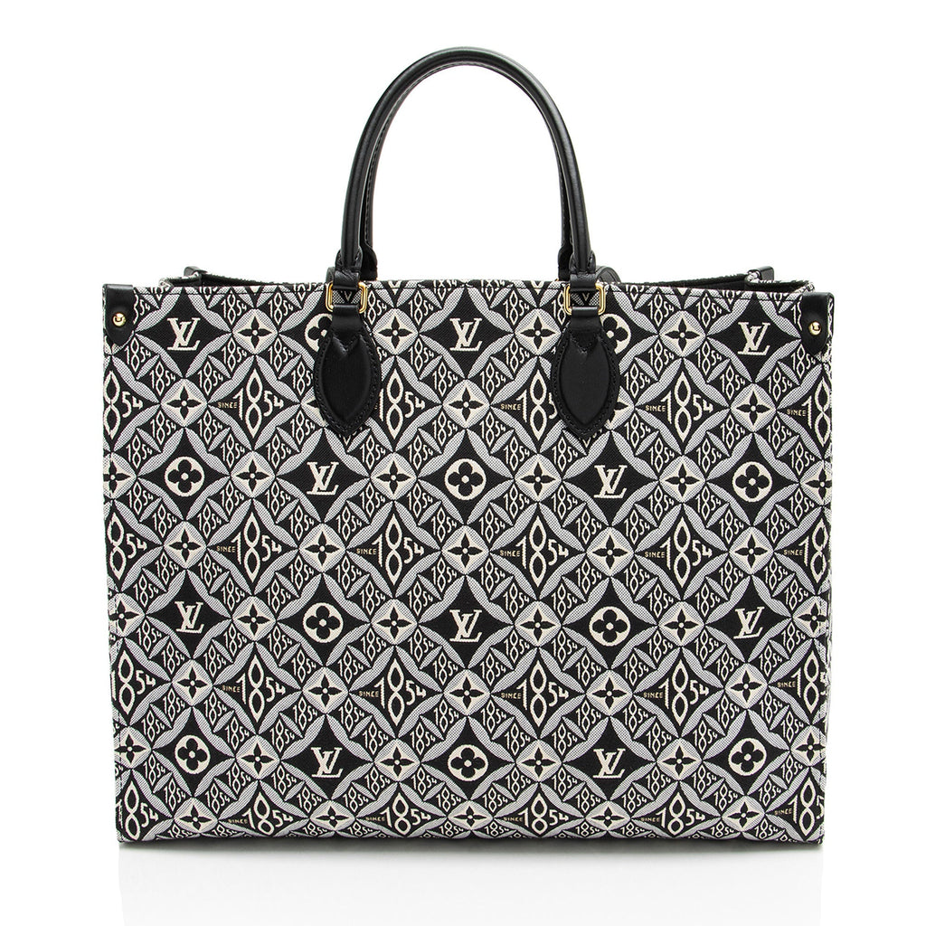 Louis Vuitton Limited Edition Jacquard Since 1854 Onthego GM Tote