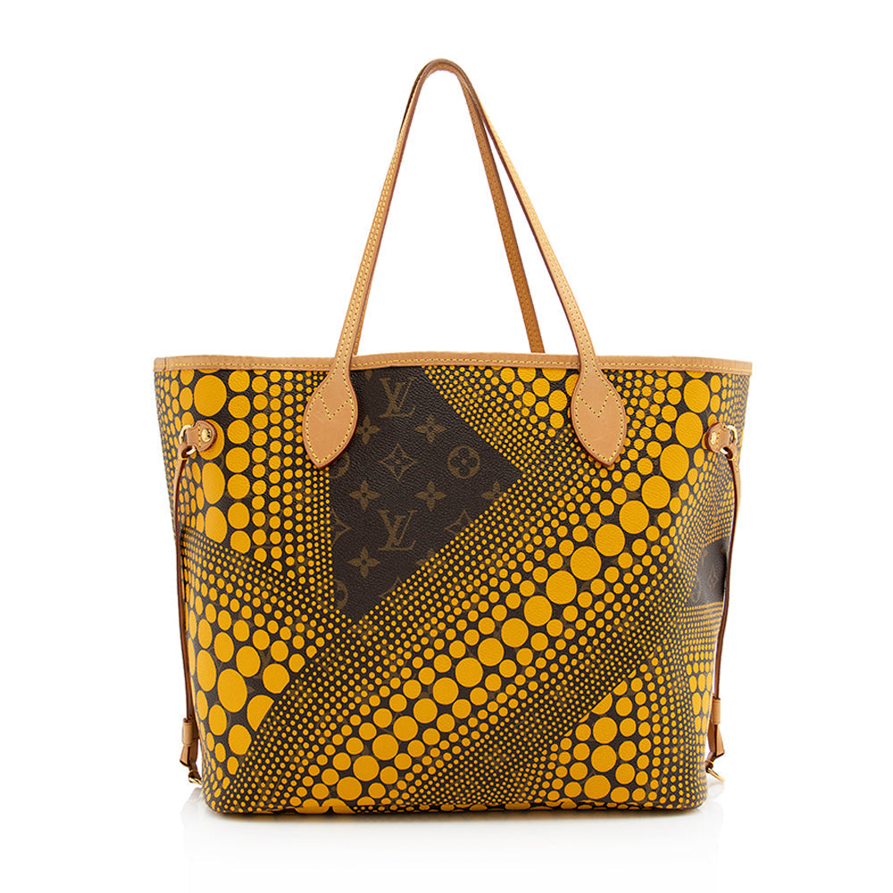 Louis Vuitton Limited Edition Kusama Neverfull MM Tote (SHF-20100)