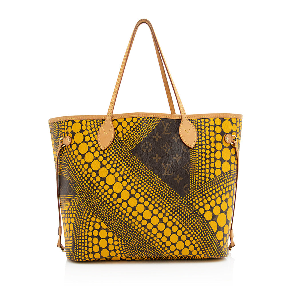 Louis Vuitton Limited Edition Kusama Neverfull MM Tote (SHF-20100)