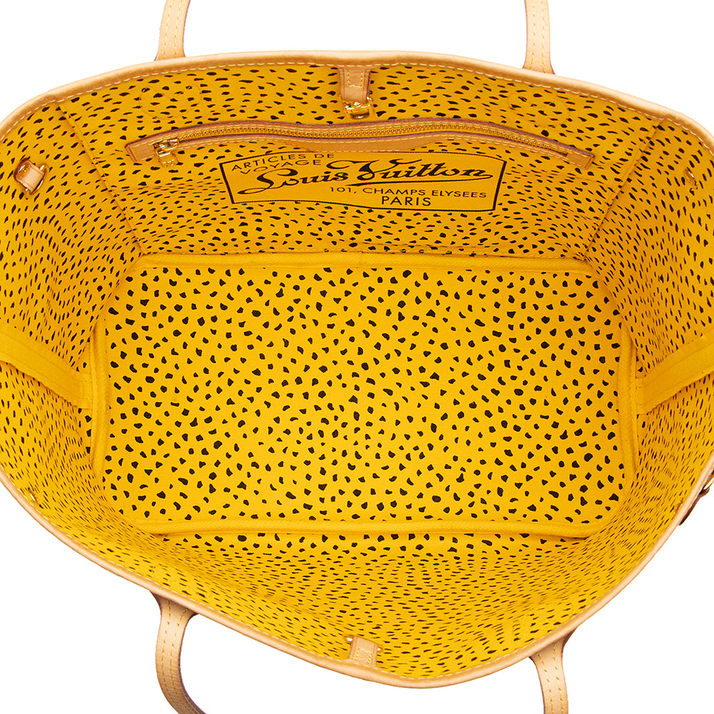 Louis Vuitton Limited Edition Kusama Neverfull MM Tote (SHF-20100)