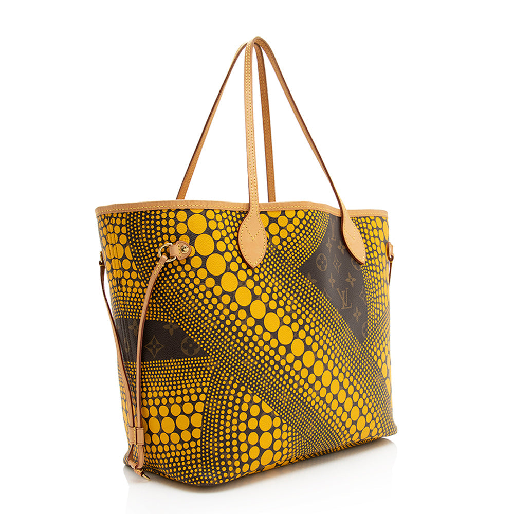 Louis Vuitton Limited Edition Kusama Neverfull MM Tote (SHF-20100)