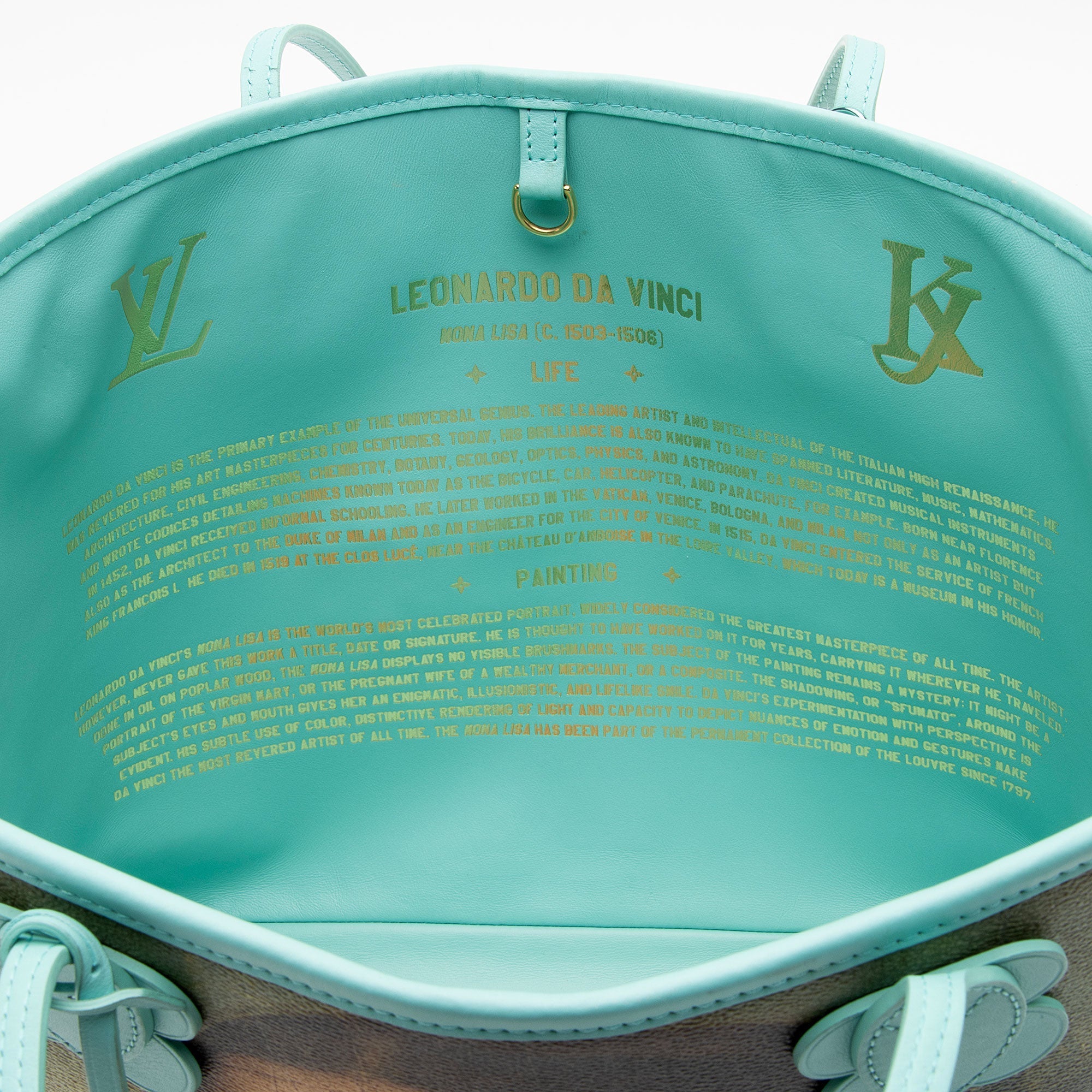 Louis Vuitton Limited Edition Masters Da Vinci Neverfull MM Tote