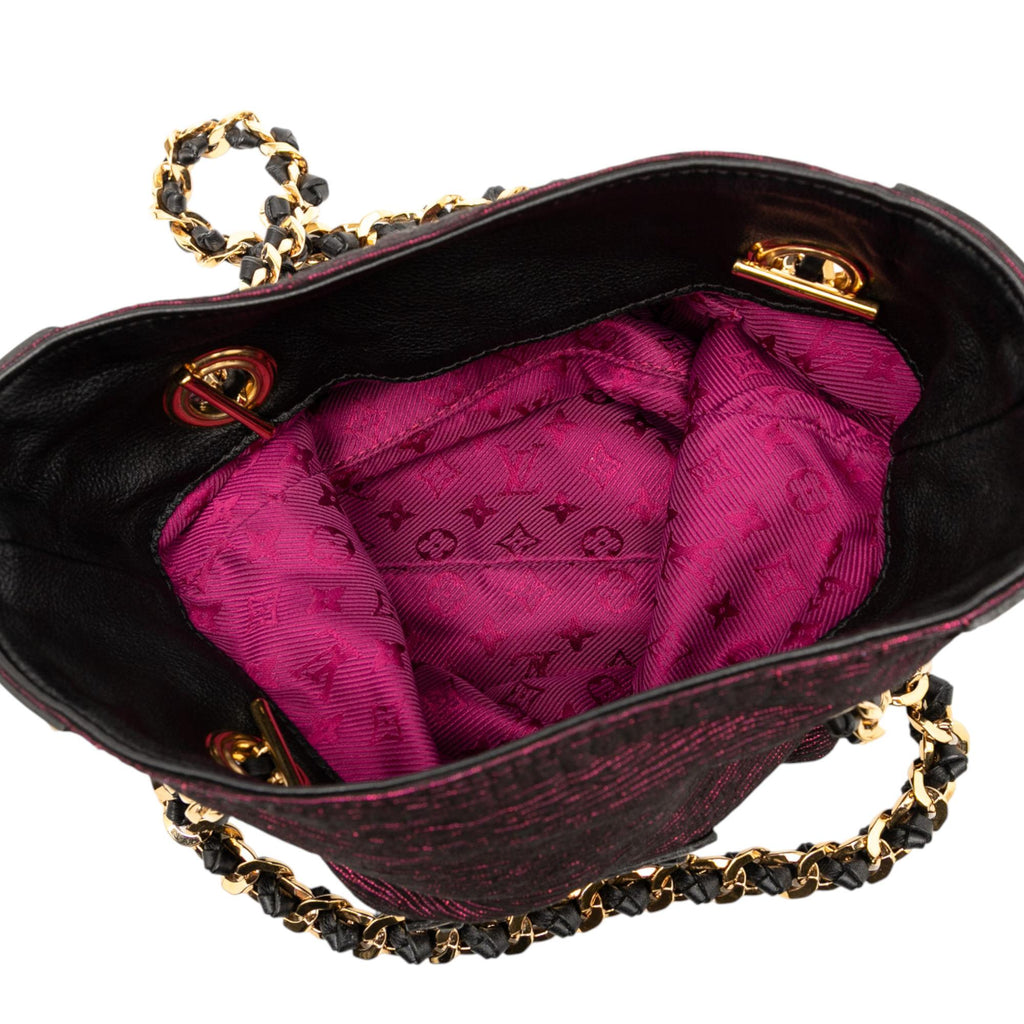 Louis Vuitton Limited Edition Metallic Jacquard Double Jeu Neo Alma Tote