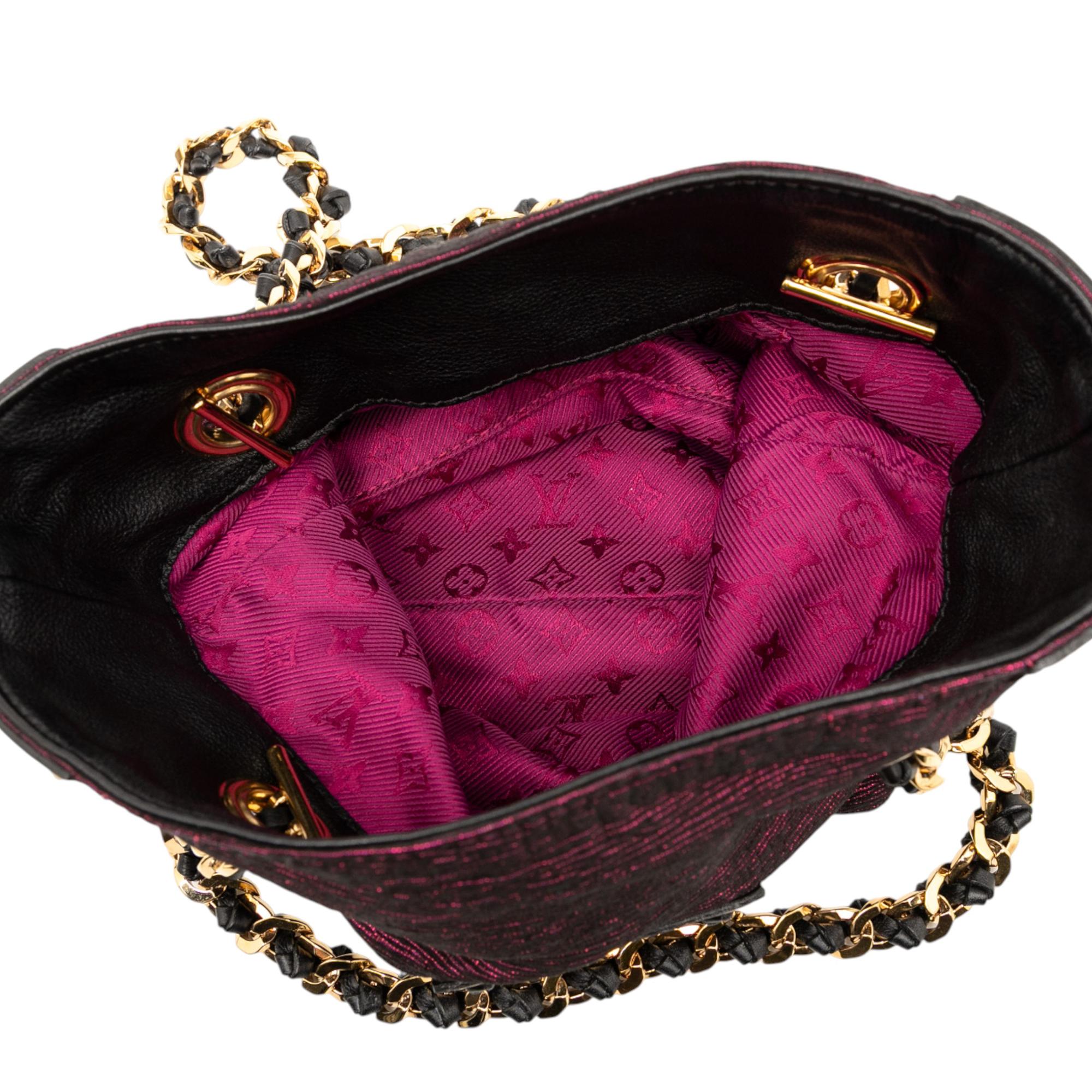 Louis Vuitton Limited Edition Metallic Jacquard Double Jeu Neo Alma Tote