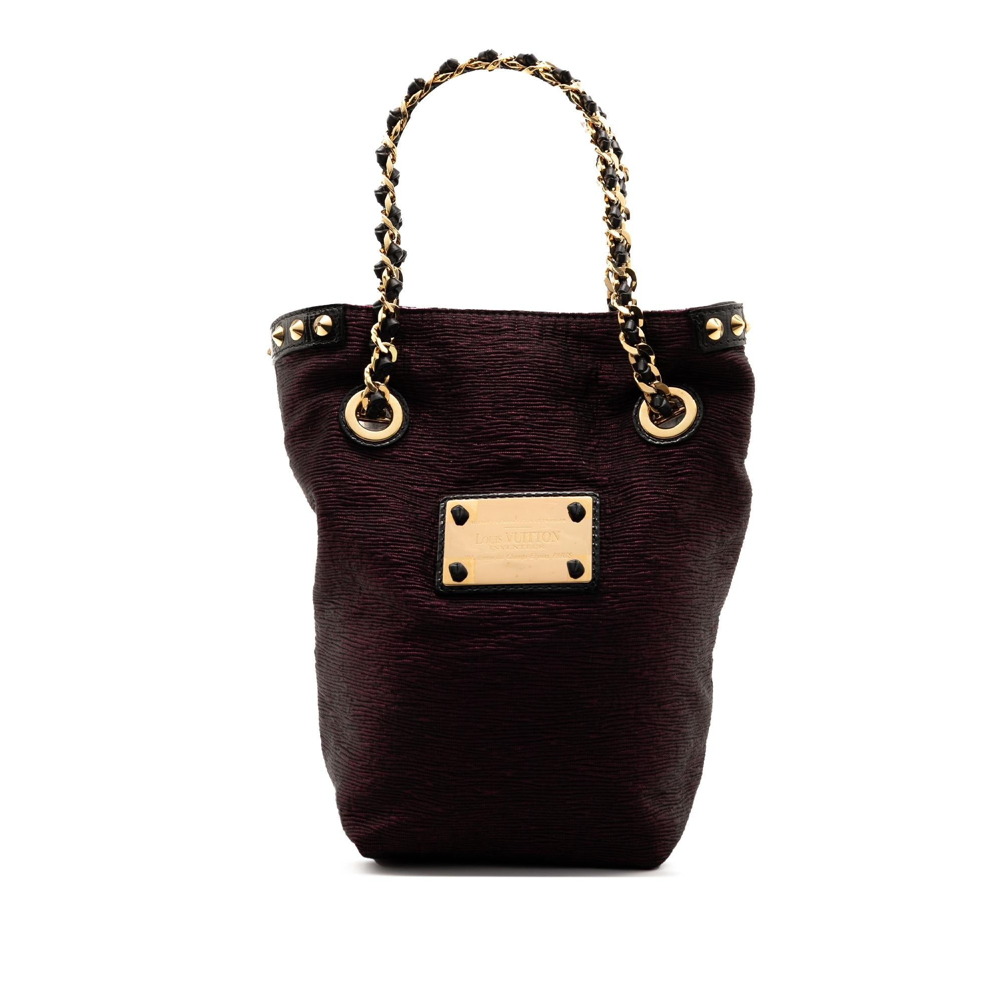 Louis Vuitton Limited Edition Metallic Jacquard Double Jeu Neo Alma Tote