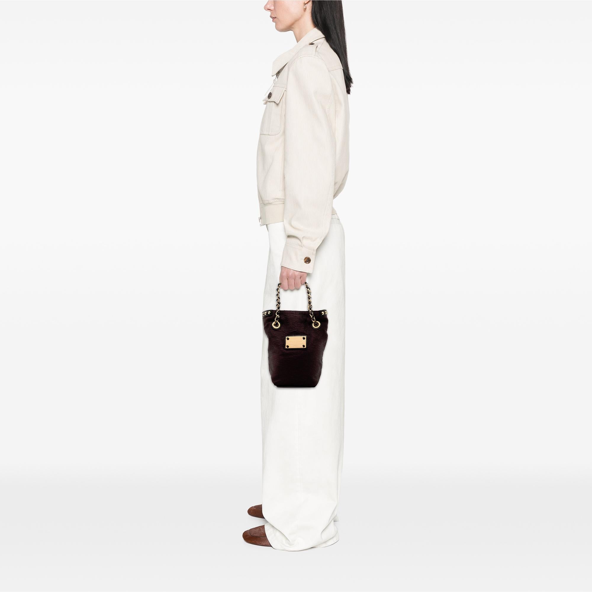 Louis Vuitton Limited Edition Metallic Jacquard Double Jeu Neo Alma Tote
