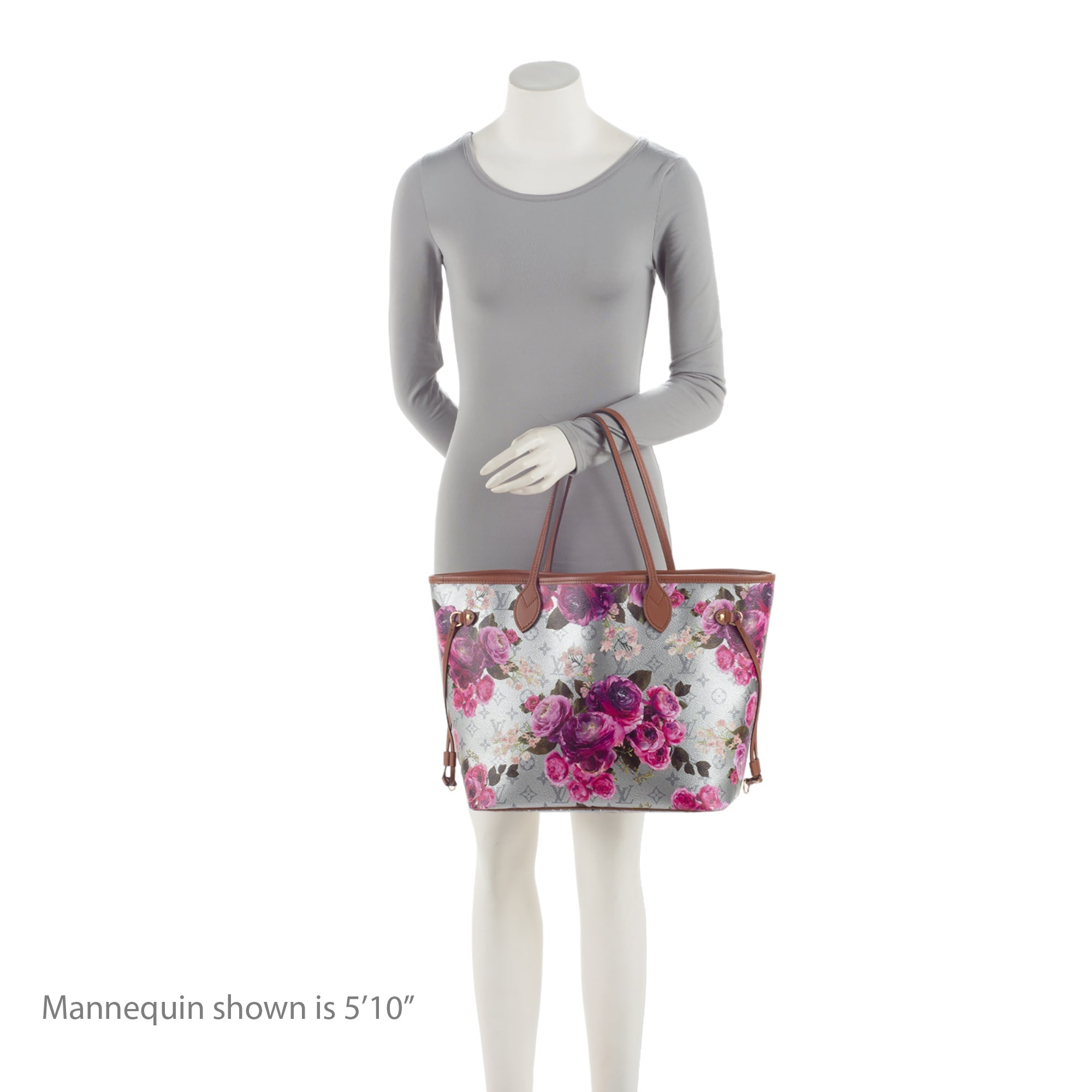 Louis Vuitton Limited Edition Metallic Monogram Canvas Garden Neverfull MM Tote (SHF-ISRJZe)