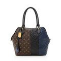 Louis Vuitton Limited Edition Monogram Blocks Zipped Tote (SHF-21473)