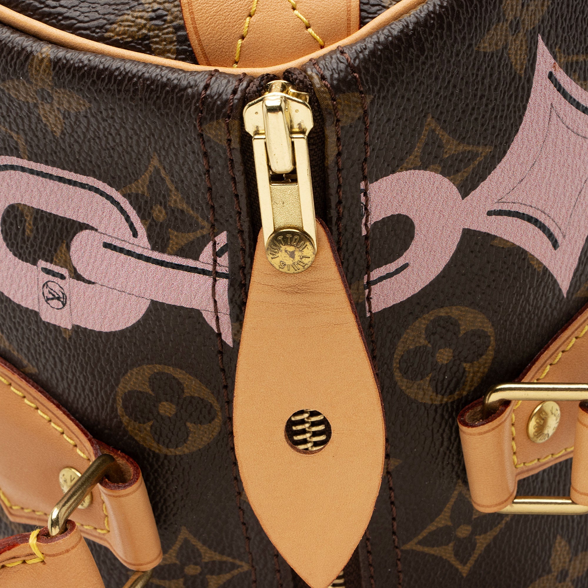 Louis Vuitton Limited Edition Monogram Canvas Bay Speedy 30 Satchel (SHF-yQMKZb)