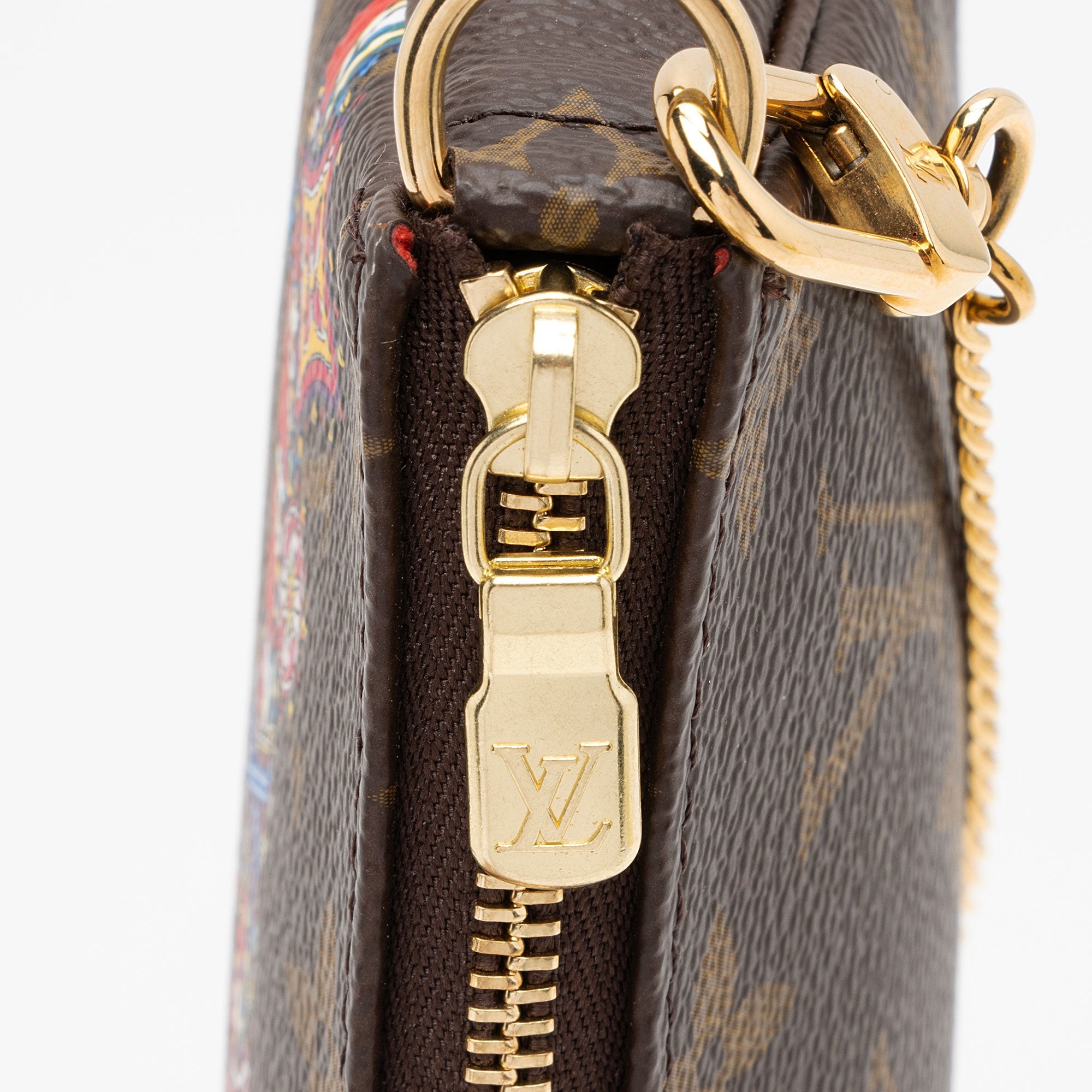 Louis Vuitton Limited Edition Monogram Canvas Bumper Car Mini Pochette Accessoires (SHF-SoGa29)