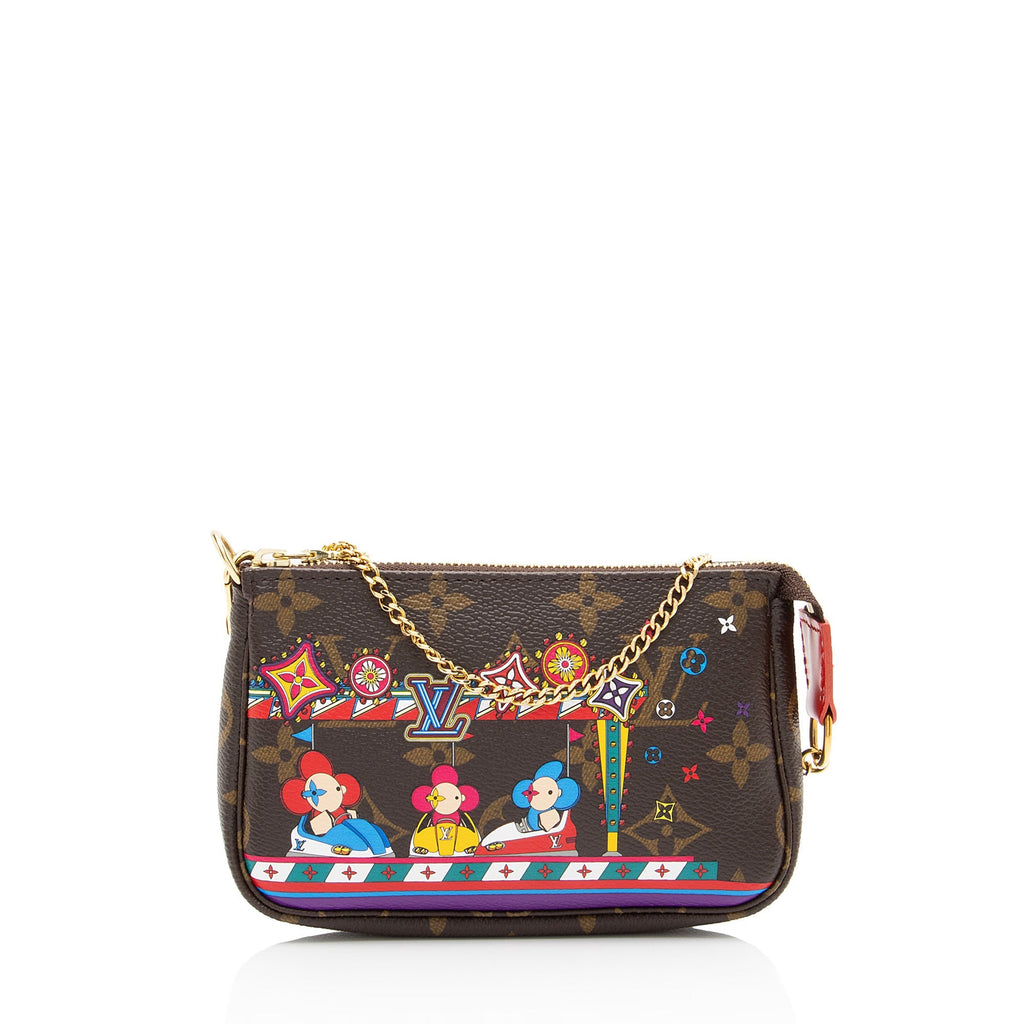 Louis Vuitton Limited Edition Monogram Canvas Bumper Car Mini Pochette Accessoires (SHF-SoGa29)