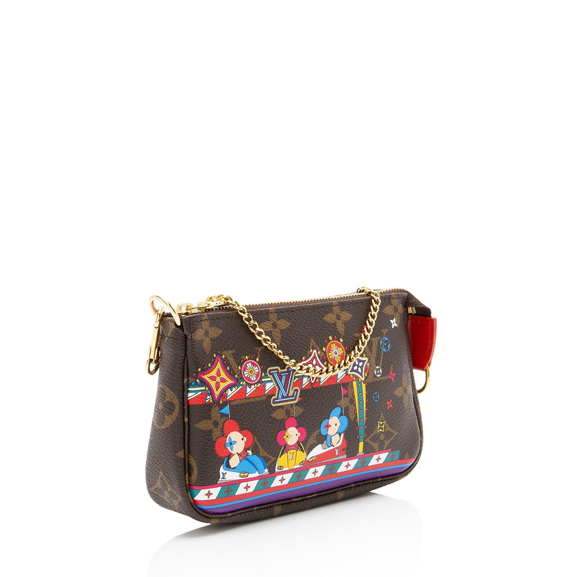 Louis Vuitton Limited Edition Monogram Canvas Bumper Car Mini Pochette Accessoires (SHF-SoGa29)