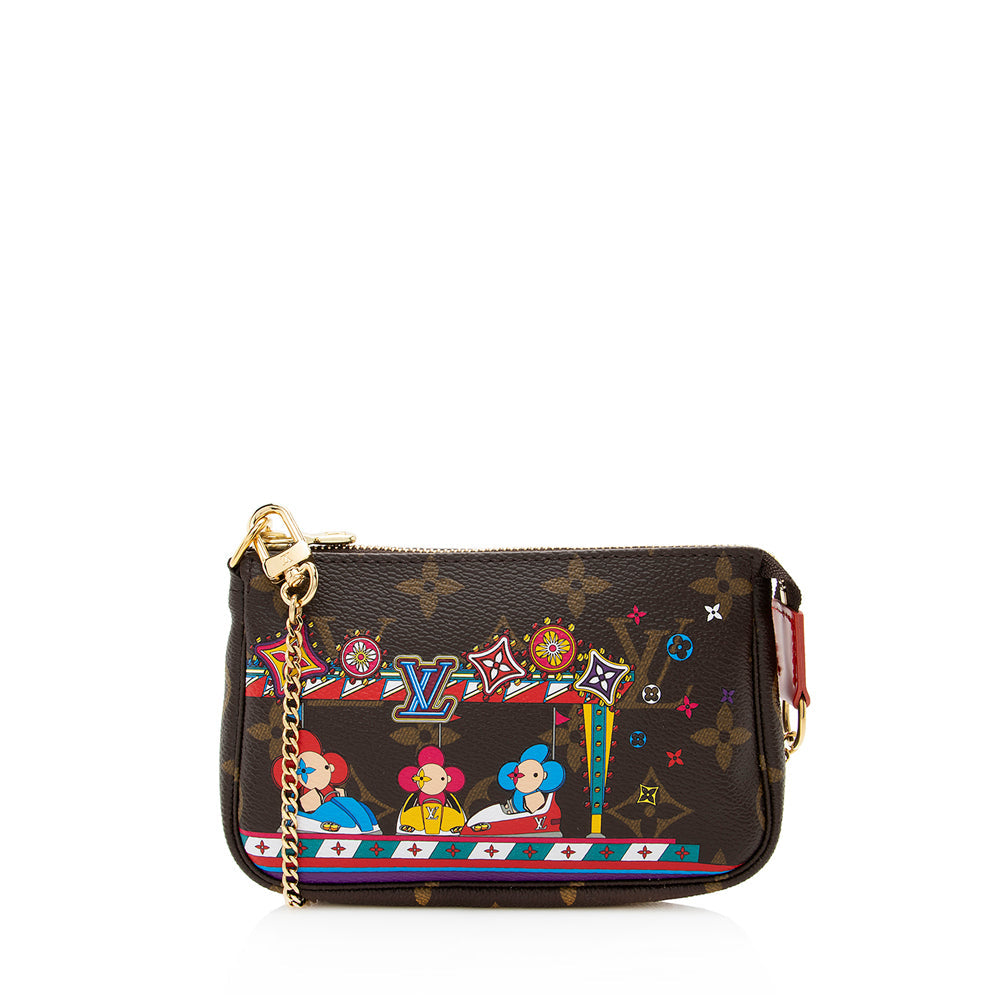 Louis Vuitton Limited Edition Monogram Canvas Bumper Car Mini Pochette Accessoires (SHF-19665)