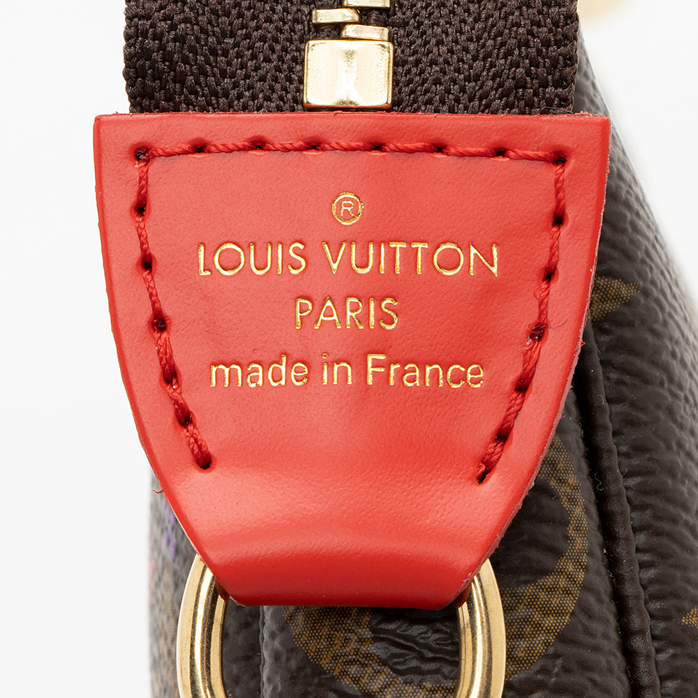 Louis Vuitton Limited Edition Monogram Canvas Bumper Car Mini Pochette Accessoires (SHF-19665)