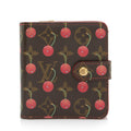 Louis Vuitton Limited Edition Monogram Canvas Cerises Compact Zippy Wallet (SHF-UhgjwD)