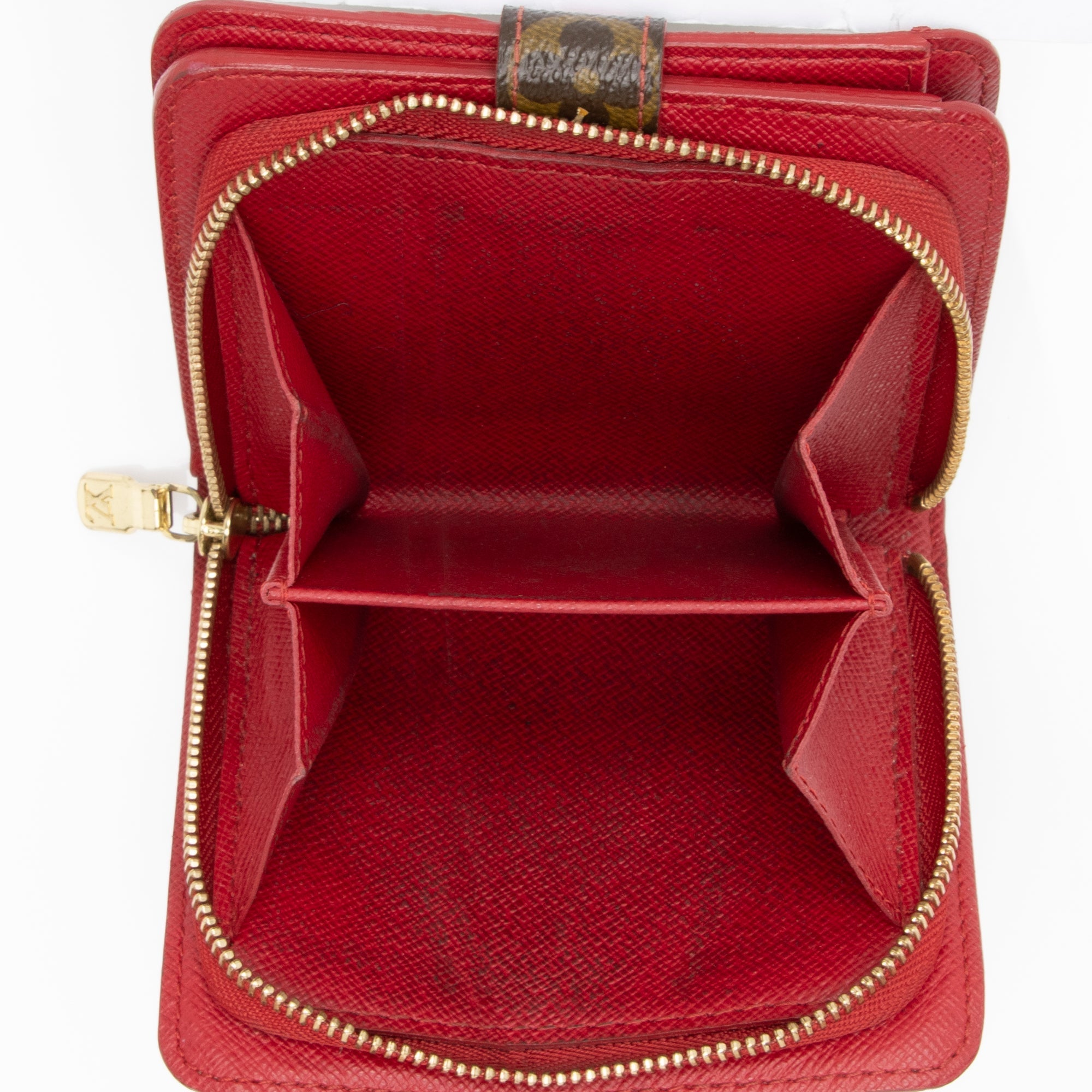 Louis Vuitton Limited Edition Monogram Canvas Cerises Compact Zippy Wallet (SHF-UhgjwD)