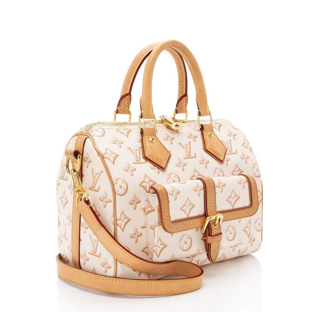 Louis Vuitton Limited Edition Monogram Canvas Fall For Speedy Bandouliere 25 Satchel