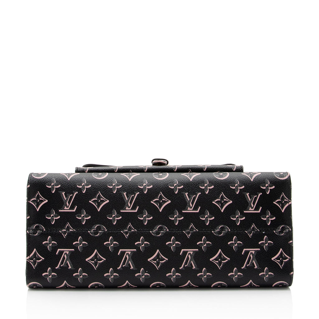 Louis Vuitton Limited Edition Monogram Canvas Fall For You Onthego MM Tote (SHF-5wj4Ba)