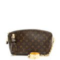 Louis Vuitton Limited Edition Monogram Canvas Fetish Lockit Cuff Clutch