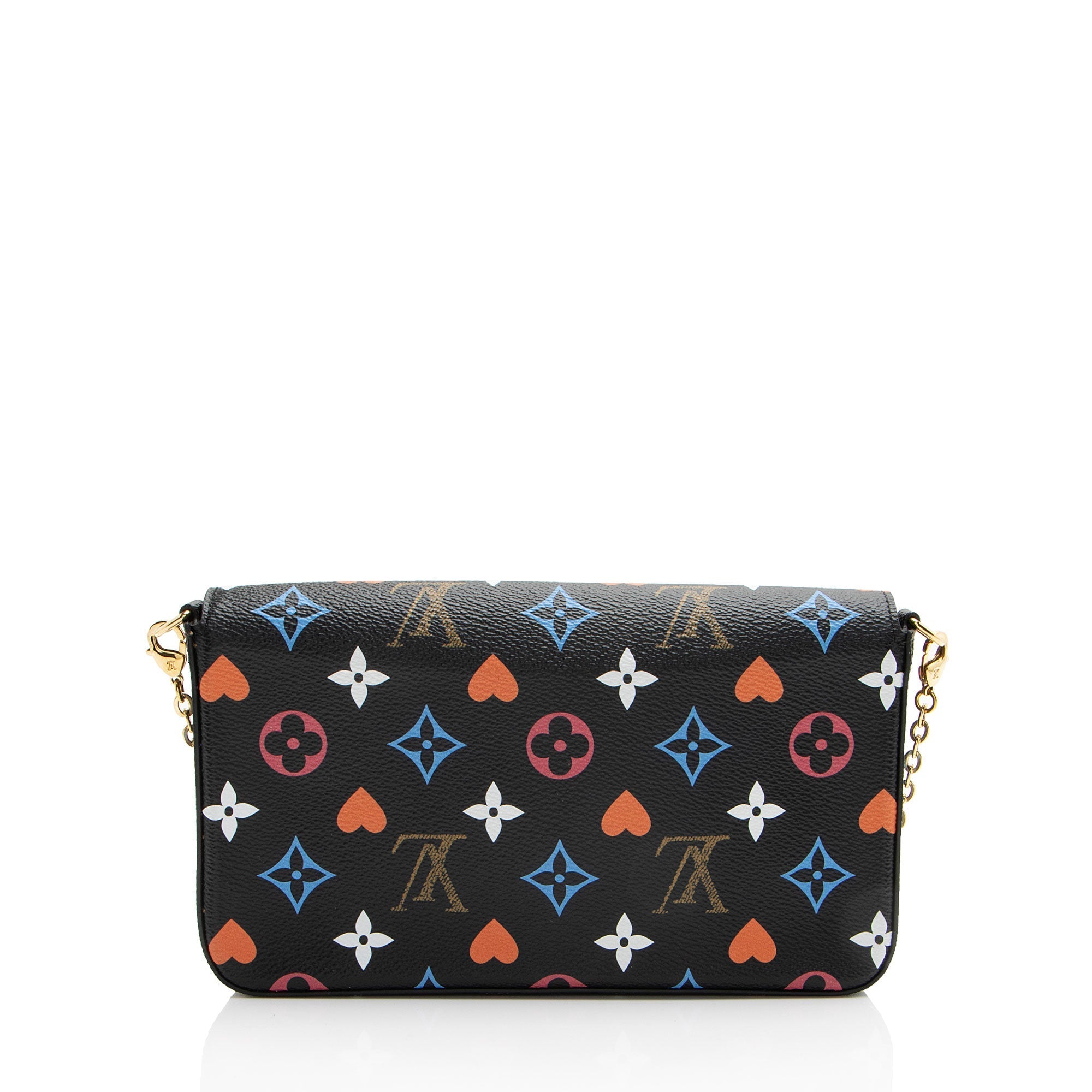 Louis Vuitton Limited Edition Monogram Canvas Game On Felicie Pochette