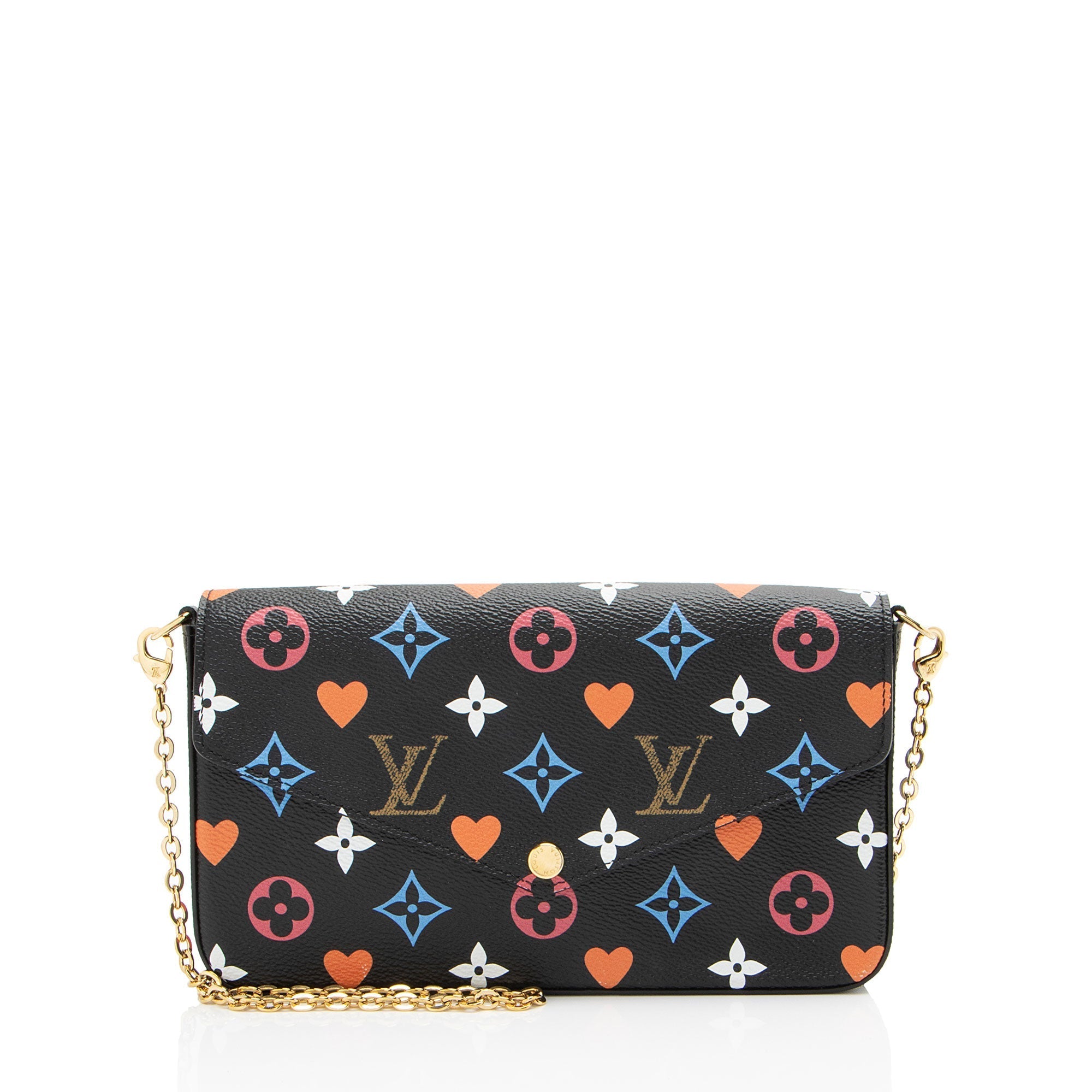 Louis Vuitton Limited Edition Monogram Canvas Game On Felicie Pochette