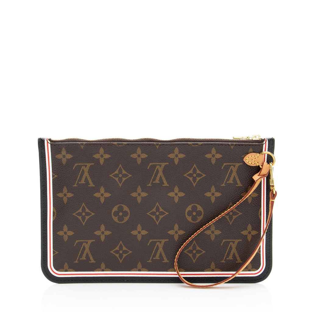 Louis Vuitton Limited Edition Monogram Canvas Game On Neverfull MM Pochette