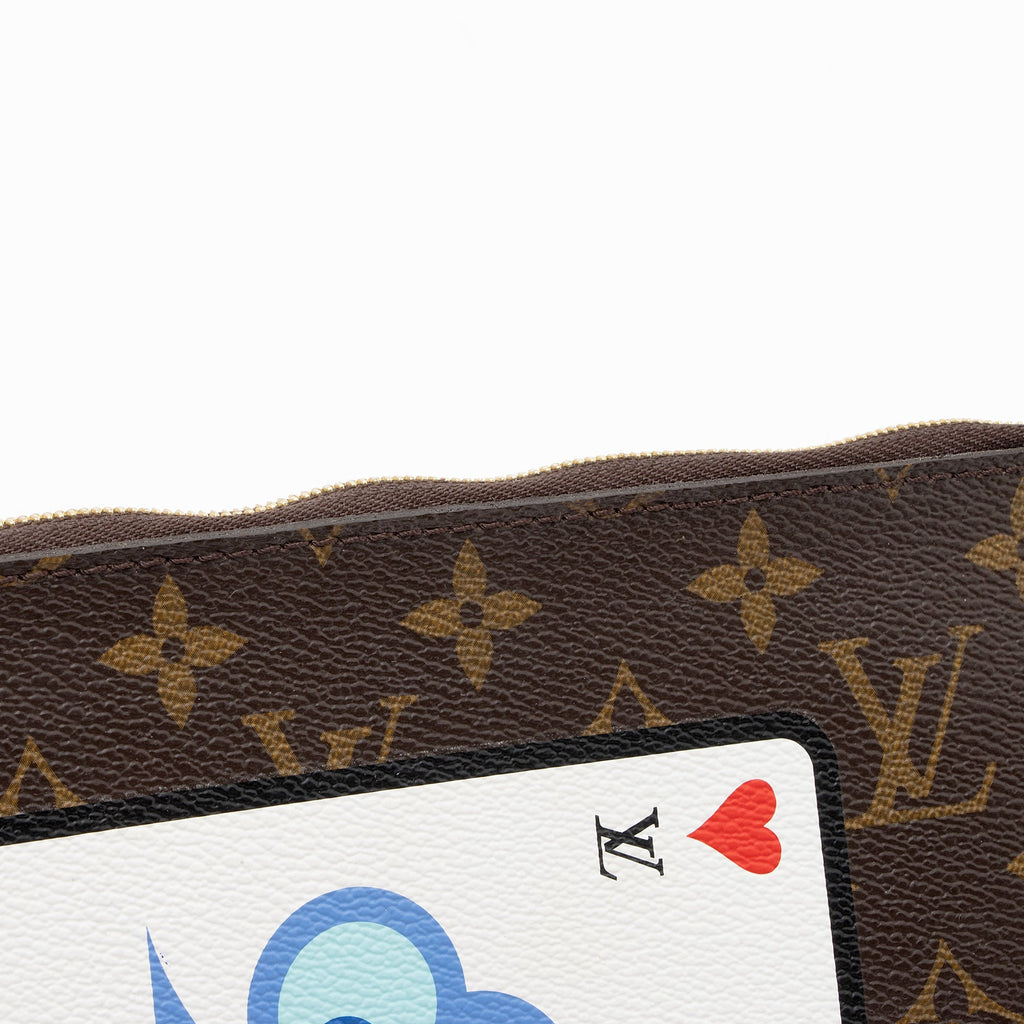 Louis Vuitton Limited Edition Monogram Canvas Game On Neverfull MM Pochette