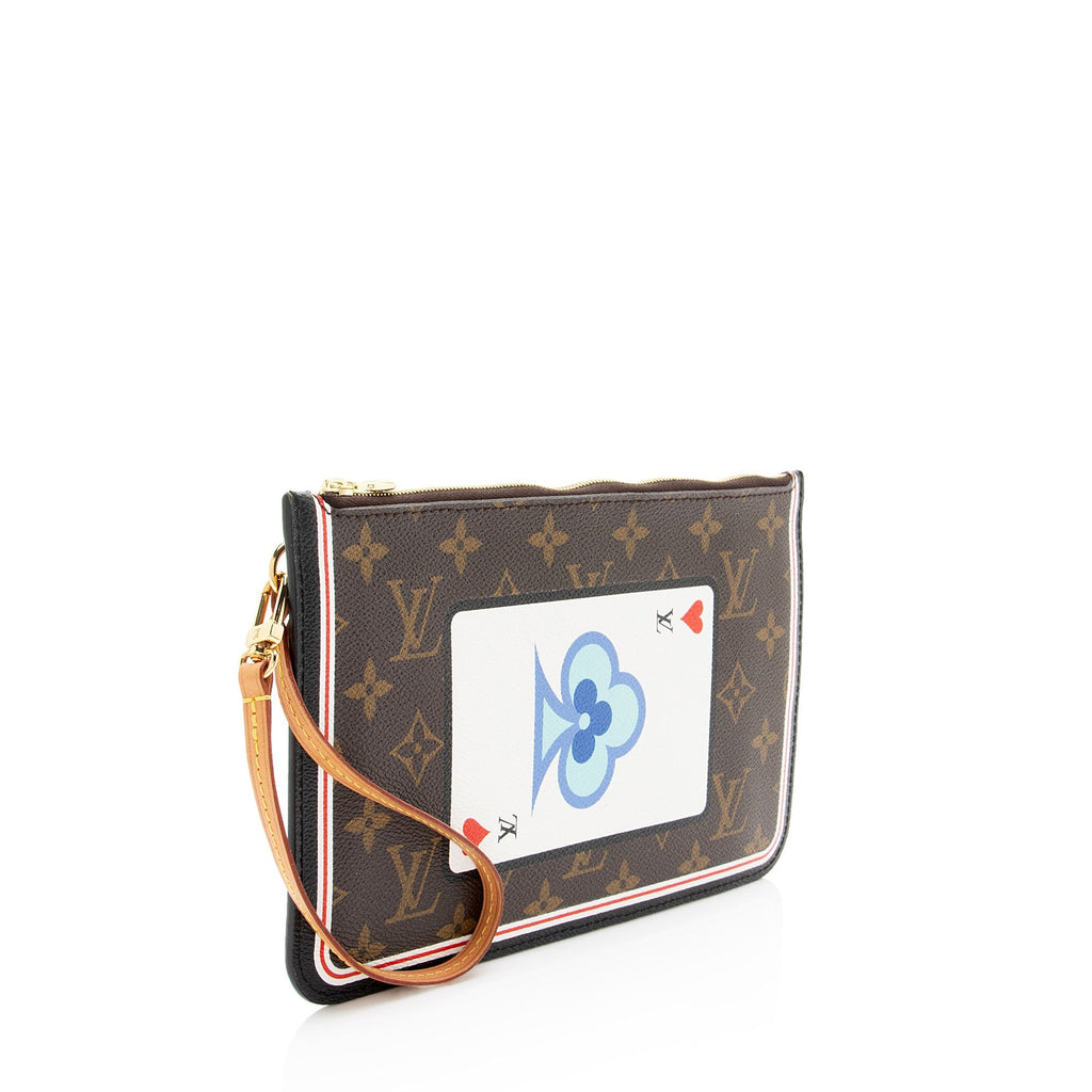 Louis Vuitton Limited Edition Monogram Canvas Game On Neverfull MM Pochette