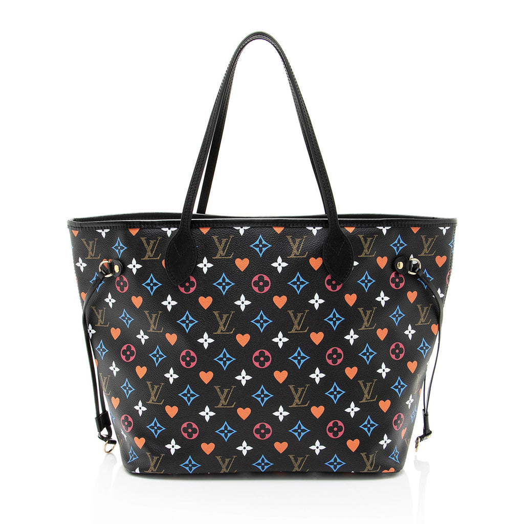 Louis Vuitton Limited Edition Monogram Canvas Game On Neverfull MM Tote
