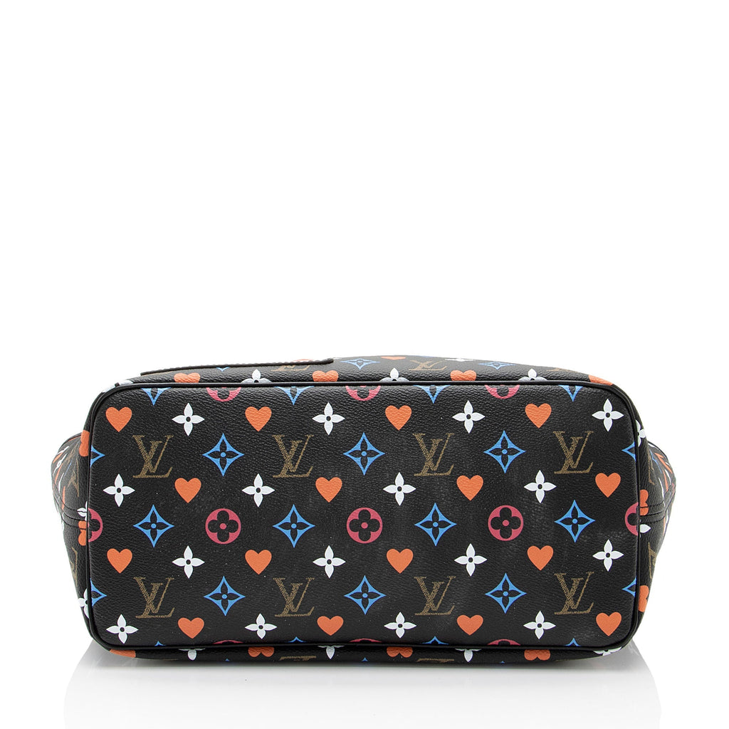 Louis Vuitton Limited Edition Monogram Canvas Game On Neverfull MM Tote