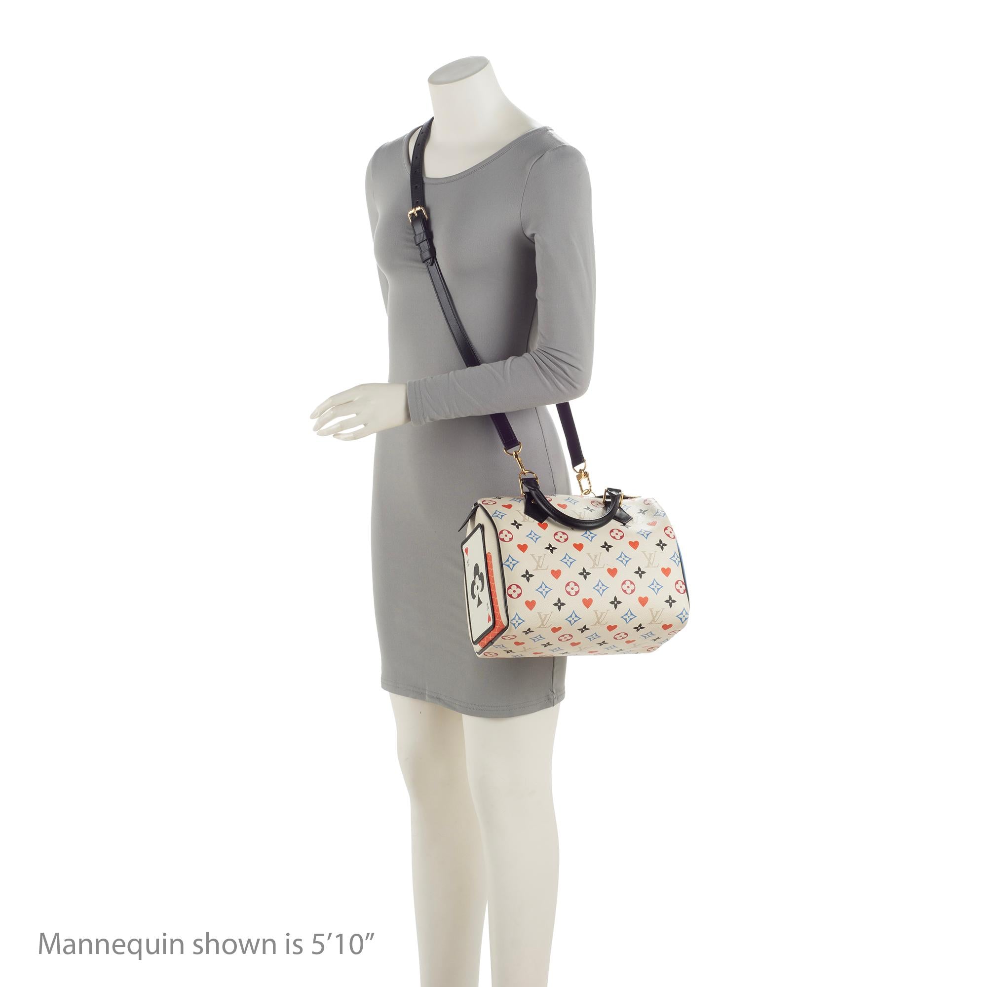 Louis Vuitton Limited Edition Monogram Canvas Game On Speedy Bandouliere 25 Satchel (SHF-tdT0H4)