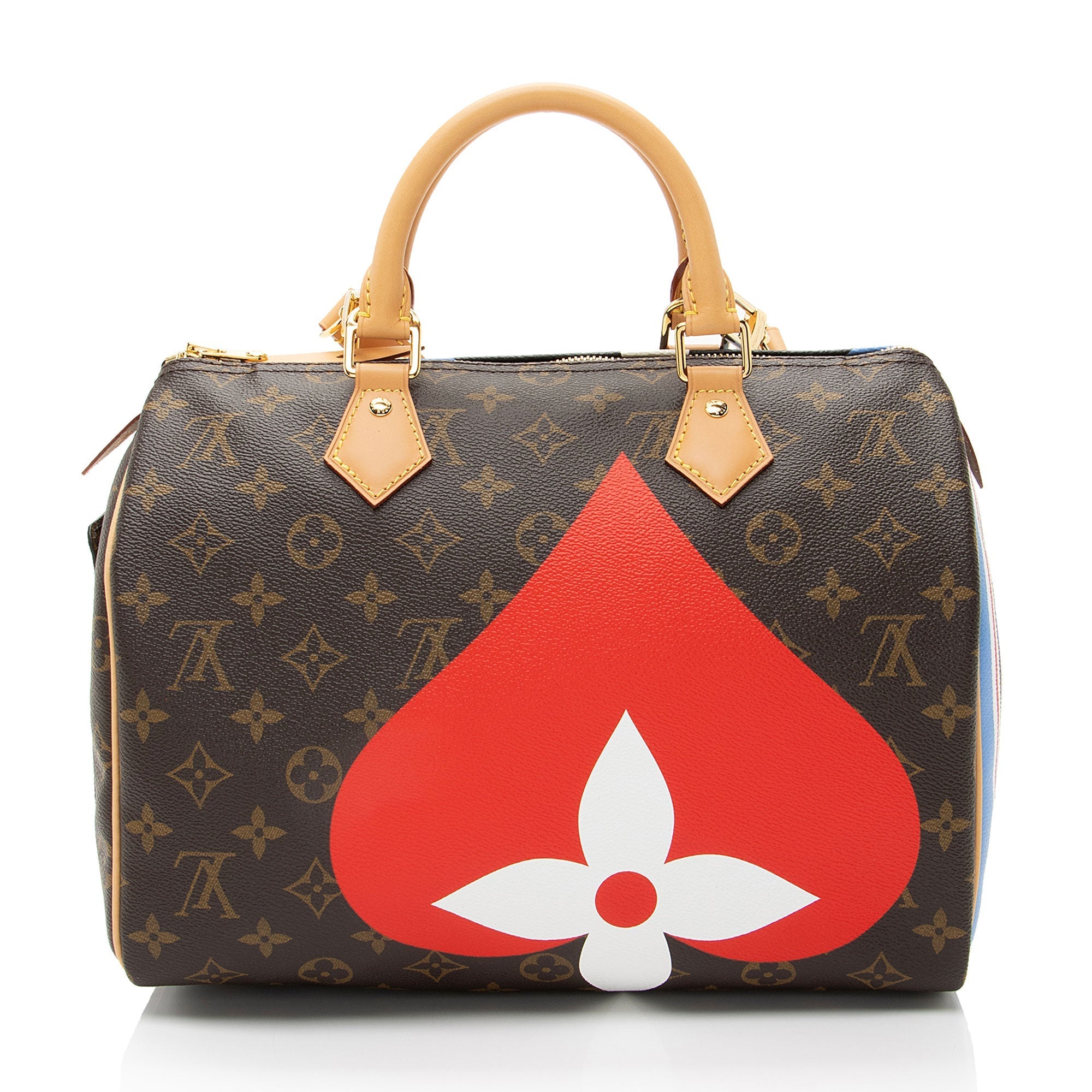 Louis Vuitton Limited Edition Monogram Canvas Game On Speedy Bandouliere 30 Satchel
