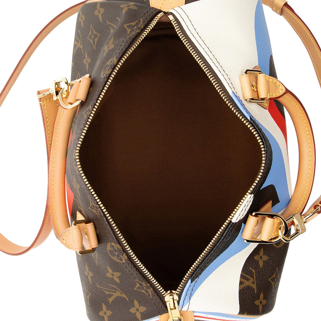 Louis Vuitton Limited Edition Monogram Canvas Game On Speedy Bandouliere 30 Satchel
