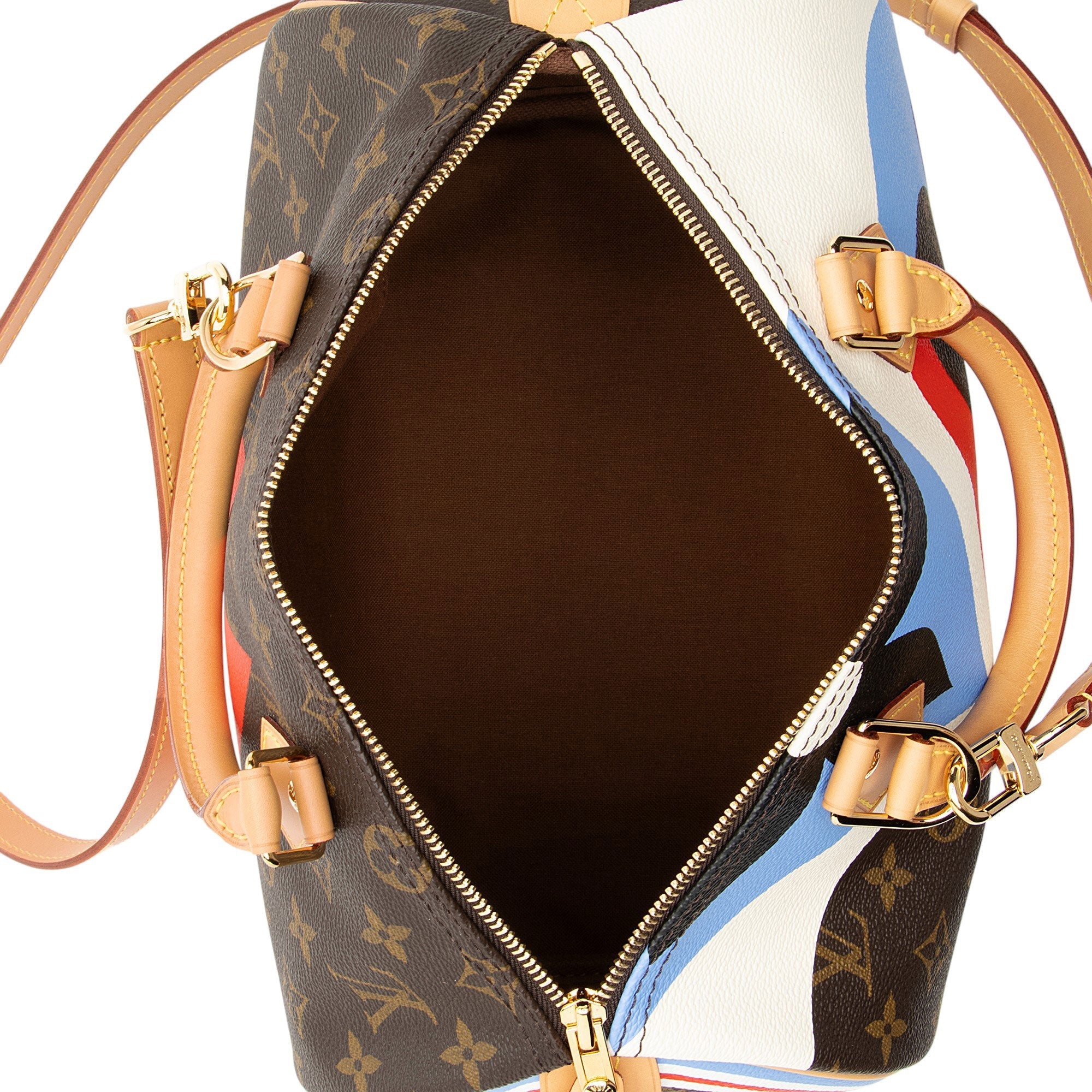 Louis Vuitton Limited Edition Monogram Canvas Game On Speedy Bandouliere 30 Satchel