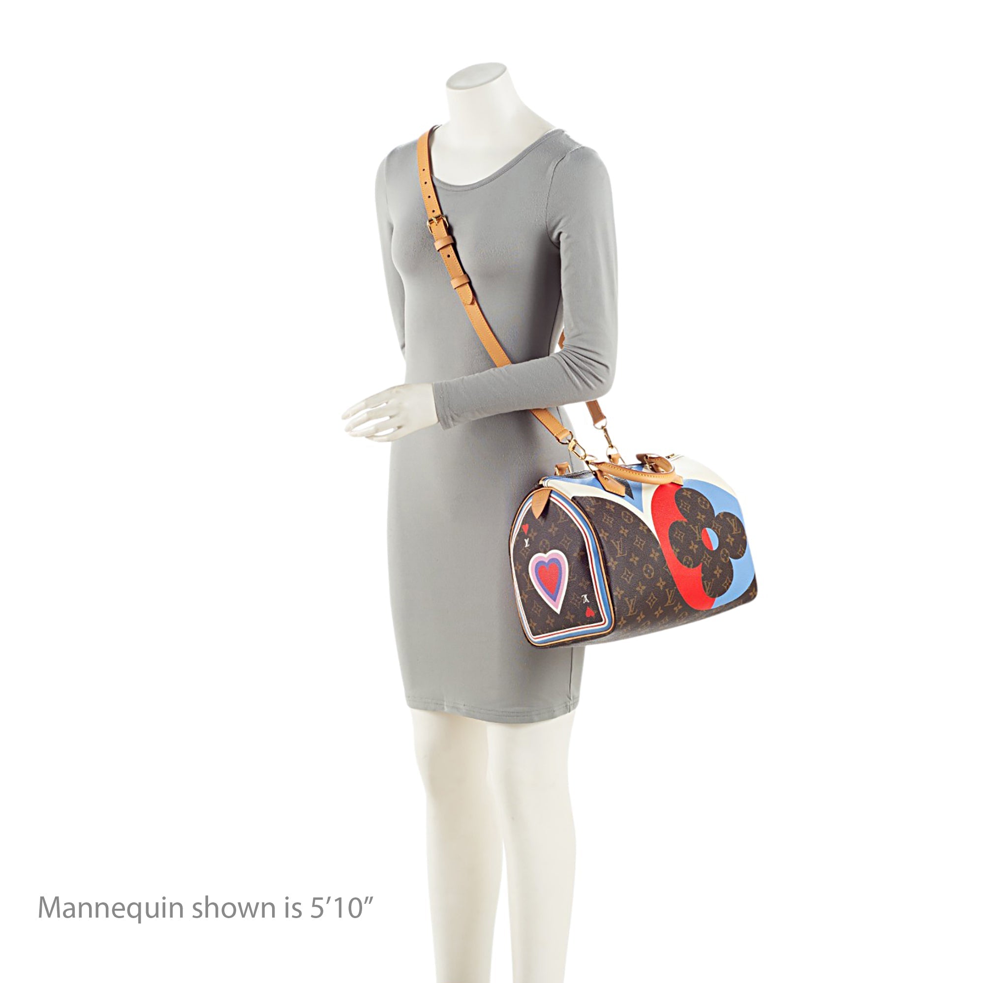 Louis Vuitton Limited Edition Monogram Canvas Game On Speedy Bandouliere 30 Satchel