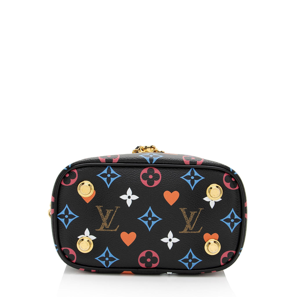 Louis Vuitton Limited Edition Monogram Canvas Game On Vanity PM Shoulder Bag