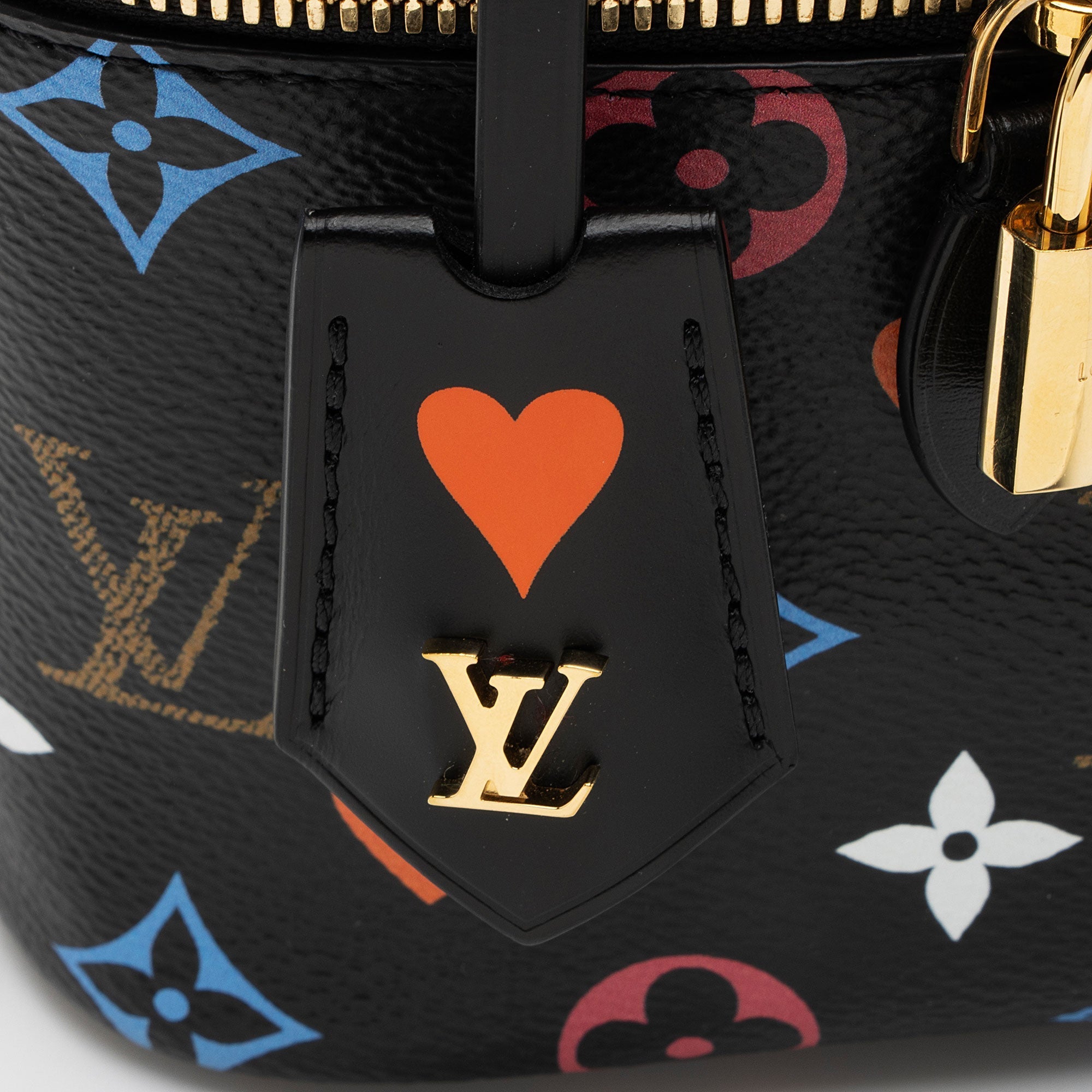 Louis Vuitton Limited Edition Monogram Canvas Game On Vanity PM Shoulder Bag
