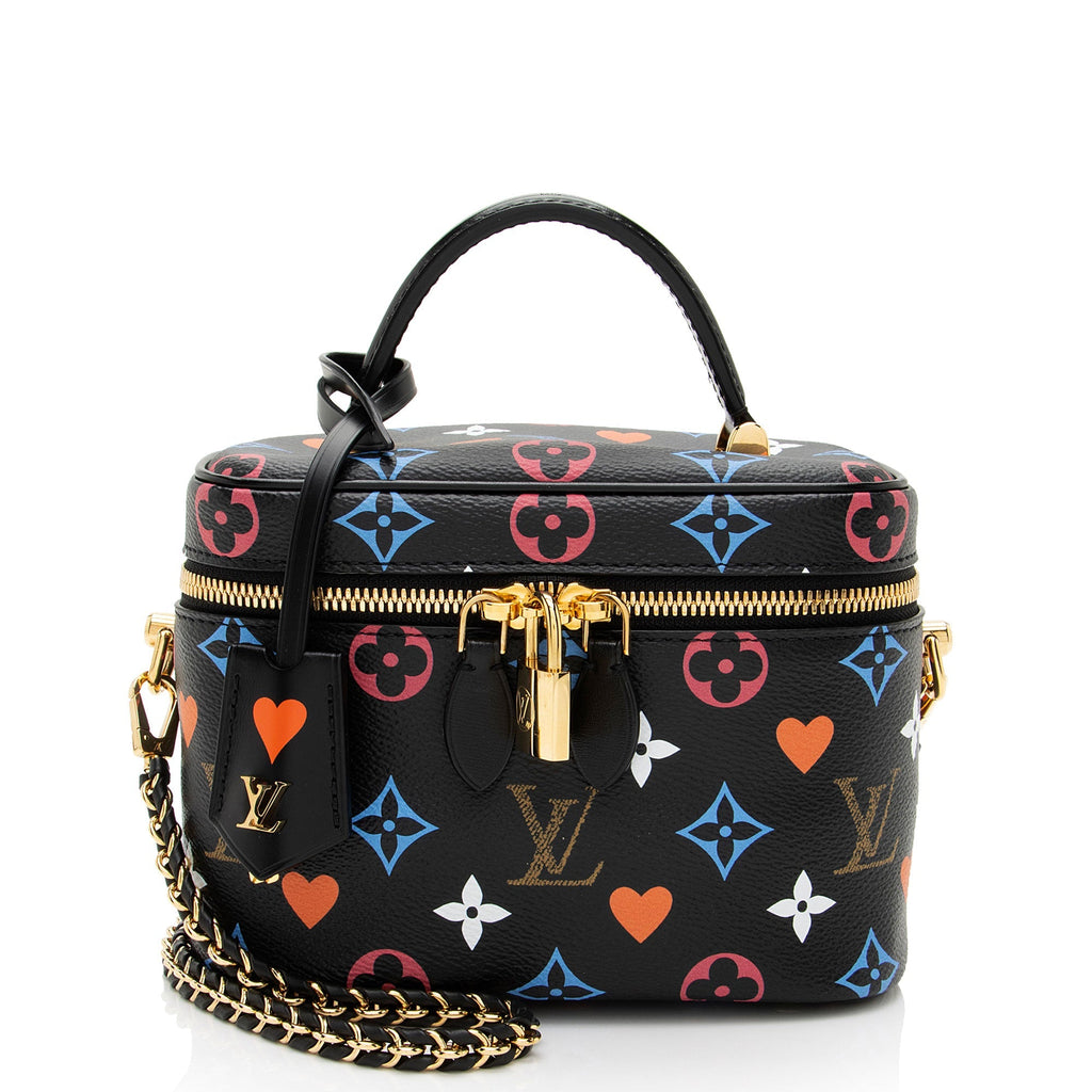 Louis Vuitton Limited Edition Monogram Canvas Game On Vanity PM Shoulder Bag